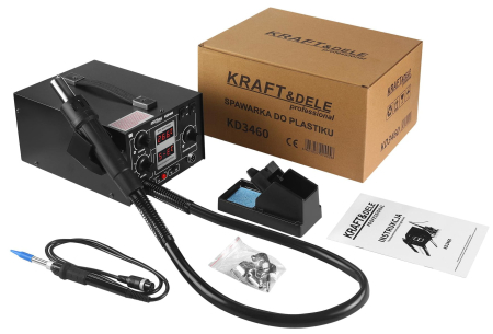 Produse noi (necategorizate) - Statie de lipit sudura plastic aer cald rece 2 in 1 letcon 148 × 99 × 134 mm afisaj  LCD (KD3460)