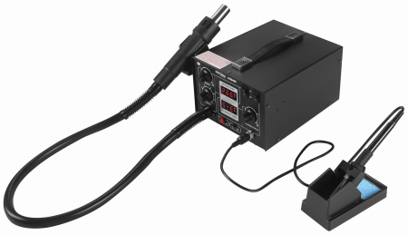 Statie de lipit sudura plastic aer cald rece 2 in 1 letcon 148 × 99 × 134 mm afisaj  LCD (KD3460) [1]