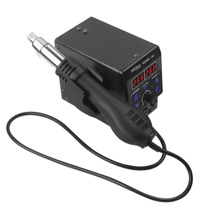 Statie de lipit sudura plastic aer cald rece 2 in 1 letcon + accesorii 148 × 99 × 134 mm afisaj LCD (KD3464) [8]