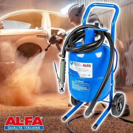 Statie mobila de sablare profesionala cu nisip mobila 19L aparat masina sablat (1021) [8]