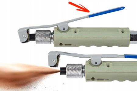 Statie mobila de sablare profesionala cu nisip mobila 19L aparat masina sablat (1021) [10]