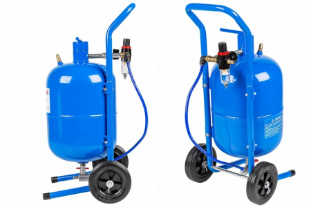 Statie mobila de sablare profesionala cu nisip mobila 19L aparat masina sablat (1021) [6]