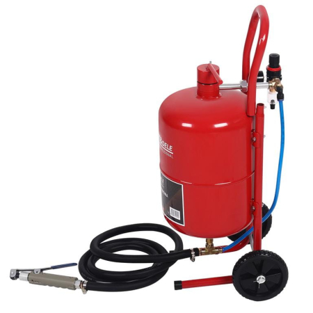 Statie mobila de sablare profesionala cu nisip mobila 19L aparat masina sablat + accesorii (KD5879) [2]