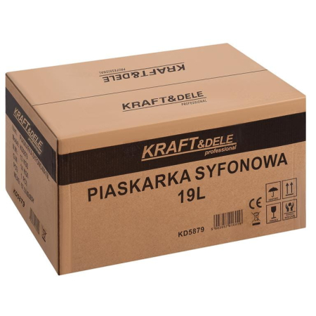 Statie mobila de sablare profesionala cu nisip mobila 19L aparat masina sablat + accesorii (KD5879) [12]