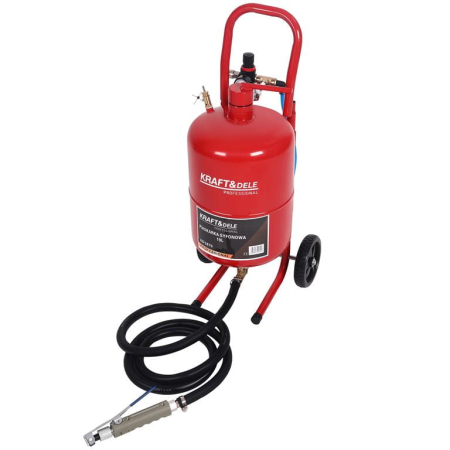 Statie mobila de sablare profesionala cu nisip mobila 19L aparat masina sablat + accesorii (KD5879) [1]