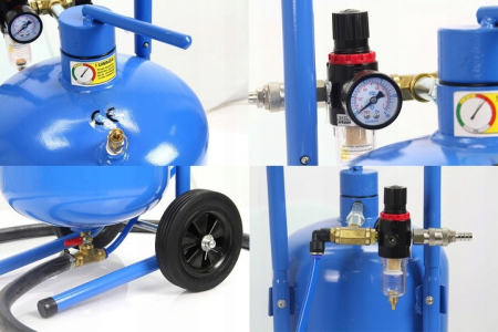 Statie mobila de sablare profesionala cu nisip mobila 19L aparat masina sablat (M80590R) [1]