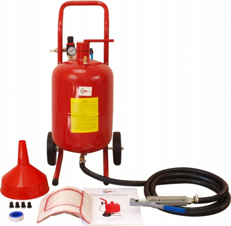 Aparat sablat curatat - Statie mobila de sablare profesionala cu nisip mobila 19L aparat masina sablat (XH-T0510-1)