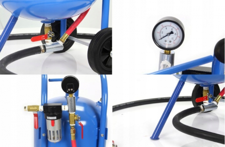 Statie mobila de sablare profesionala cu nisip mobila 38L aparat masina sablat (M80591R) [1]