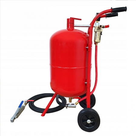 Statie mobila de sablare profesionala cu nisip mobila 38L aparat masina sablat (SB001) [5]