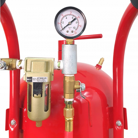 Statie mobila de sablare profesionala cu nisip mobila 38L aparat masina sablat (SB001) [2]