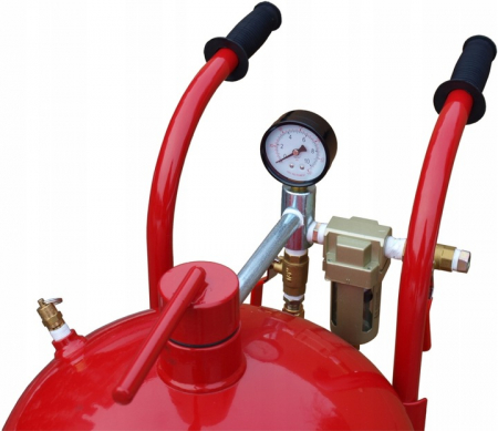 Statie mobila de sablare profesionala cu nisip mobila 38L aparat masina sablat (XH-T1010) [3]