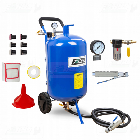 Aparat sablat curatat - Statie mobila de sablare profesionala cu nisip mobila 76L aparat masina sablat (FR7011N)