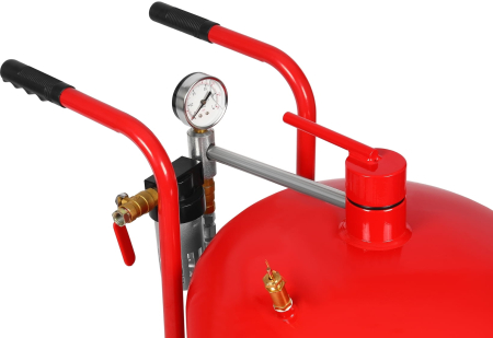 Statie mobila de sablare profesionala cu nisip mobila 80L aparat masina sablat + accesorii (KD5855) [7]