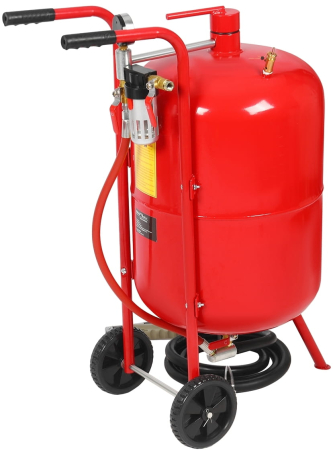 Statie mobila de sablare profesionala cu nisip mobila 80L aparat masina sablat + accesorii (KD5855) [5]