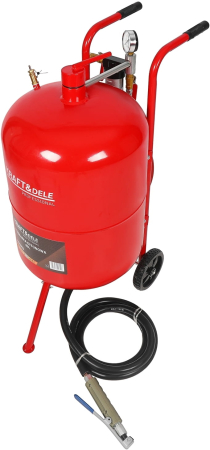 Statie mobila de sablare profesionala cu nisip mobila 80L aparat masina sablat + accesorii (KD5855) [14]