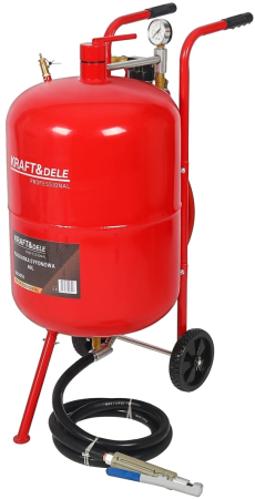 Statie mobila de sablare profesionala cu nisip mobila 80L aparat masina sablat + accesorii (KD5855) [1]