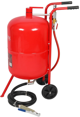 Statie mobila de sablare profesionala cu nisip mobila 80L aparat masina sablat + accesorii (KD5855) [2]