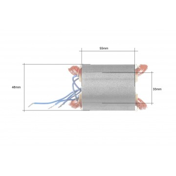 Stator piesa de schimb pentru polizor drept (ECDG0015) [1]
