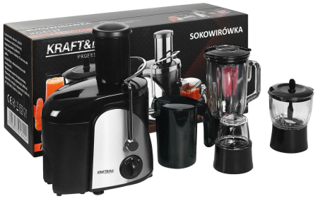 Storcator de fructe  tocator multifunctional 1500 W + accesorii (KD4137) [1]