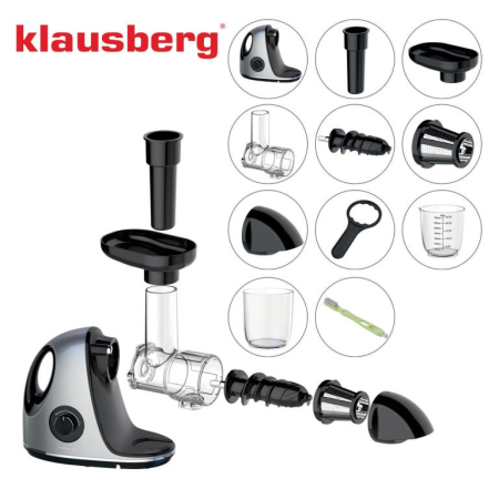 Electrocasnice - Storcator lent electric citrice orizontal cu maner 150W gri (KB-7863)