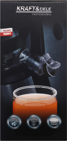 Storcator lent fructe si legume 450W cu tehnologie presare si filtru inox  (KD4301) [13]