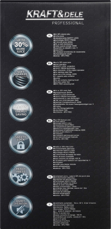 Storcator lent fructe si legume 450W cu tehnologie presare si filtru inox  (KD4301) [14]