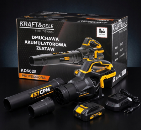 Suflanta fara fir 21V 2Ah pentru frunze si resturi (KD6025) [12]