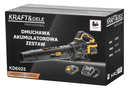 Suflanta fara fir 21V 2Ah pentru frunze si resturi (KD6025) [15]