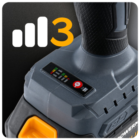 Suflanta fara fir 21V 4.5Ah, 2 in 1, 225 km/h, 3 viteze, aspirator cu filtru HEPA si LED PM1638 (PM-DA-21V-4.5AT) [24]