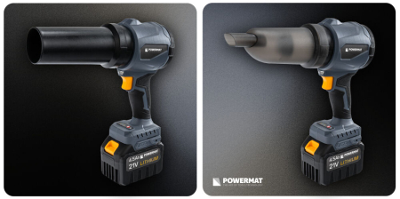 Suflanta fara fir 21V 4.5Ah, 2 in 1, 225 km/h, 3 viteze, aspirator cu filtru HEPA si LED PM1638 (PM-DA-21V-4.5AT) [27]