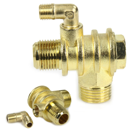 Accesorii pneumatice - Supapa de sens retinere compresor 100L model V0.25/8 Ripper filete 10x19x21mm (M806891)