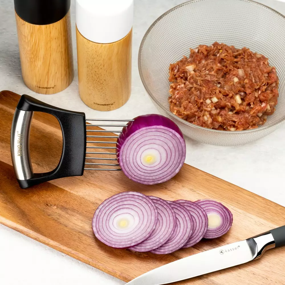 Suport fixare legume pentru feliere, otel inoxidabil si plastic, dimensiuni (KH-3189) [4]