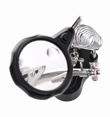 Suport lipit lucru precizie reglabil cu lupa si clesti (KD10455) [1]