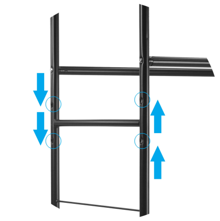 Suporti - Suport pentru 8 roti si anvelope, jante auto din aliaj si otel, stand depozitare 118 cm (M90052)