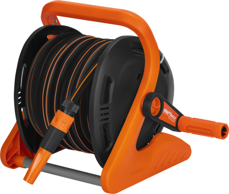 Suport pentru furtun de gradina 20m + 2m cu manivela si tuburi aluminiu (KD2156) [3]