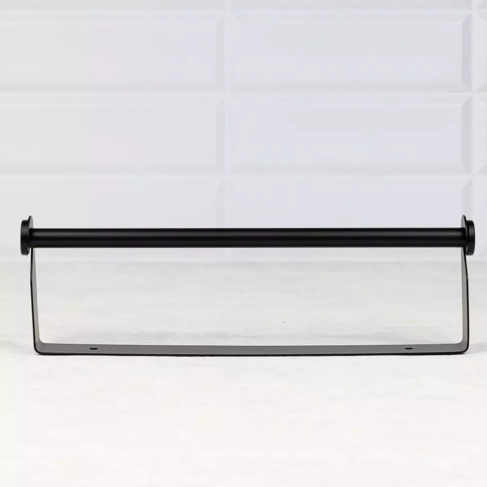 Suport pentru prosoape hartie de bucatarie otel negru (KB-7585) [3]