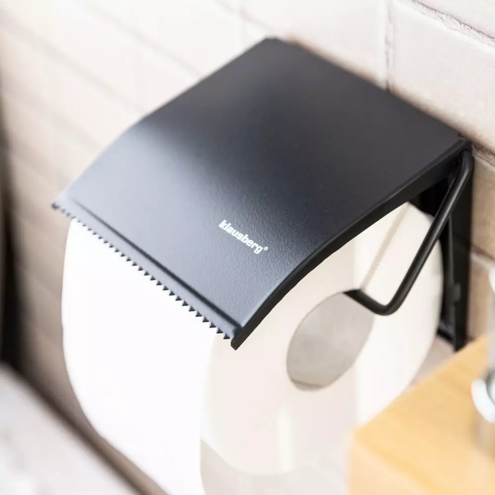 Suport pentru rola de hartie igienica negru (KB-7713) [3]