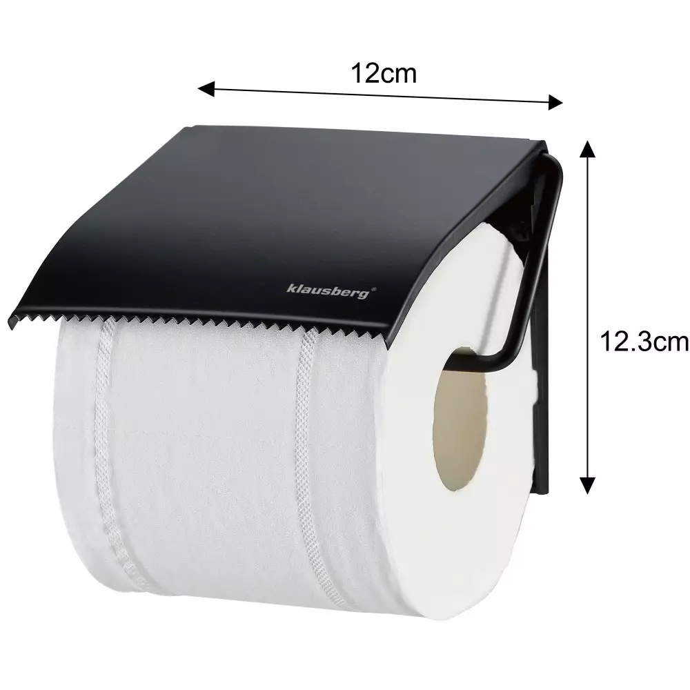 Suport pentru rola de hartie igienica negru (KB-7713) [1]