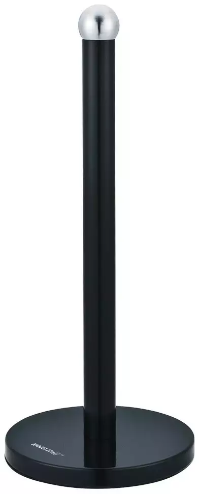 Depozitare si organizare - Suport prosoape de hartie, otel negru, diametru 15x36cm (KH-1219)