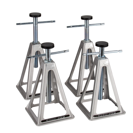 Diverse - Suporturi aluminiu pentru rulota si autorulota 1000 kg set 4 bucati reglabil 27,5-43 cm (B80115)