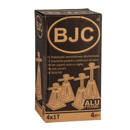 Suporturi aluminiu pentru rulota si autorulota 1000 kg set 4 bucati reglabil 27,5-43 cm (B80115) [5]