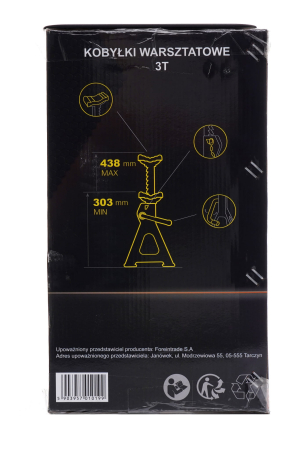 Suporturi auto 3T, 303-438 mm, 2 buc., capre auto (KD3183) [6]