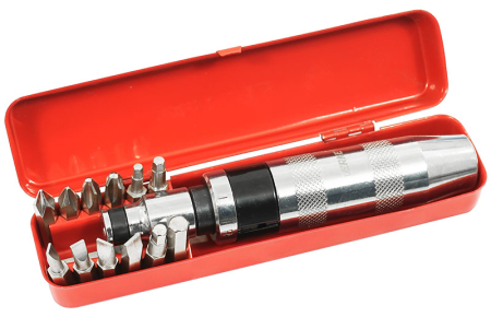 Chei - Surubelnita de impact 1/2", cu biti, set complet pentru desfacerea si strangerea suruburilor (V86449)