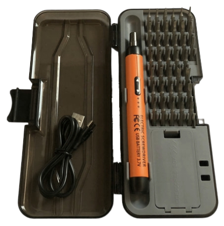 Altele - Surubelnita de precizie electrica 3,7V, 1000mAh, 38 biti, USB-C (KD12701)