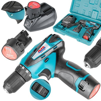 Aparat de mana - Aparat de gaurit, insurubat, bormasina fara fir 12v li-ion cu 2 baterii (C10119)