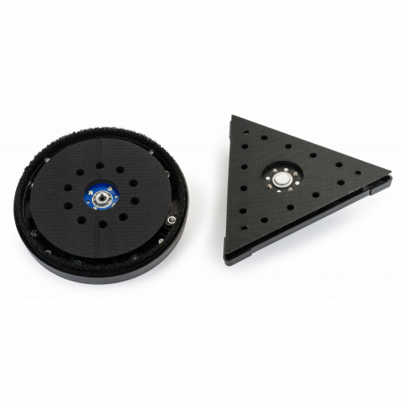 Masina, aparat slefuit pereti 1450W 2 in 1 282mm 225mm cu aspirare extensibil girafa cu lumina LED (PM0652) [4]