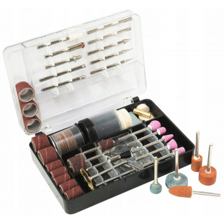 Set polizor freza mini 170W biax + accesorii 126piese (V08000) [6]