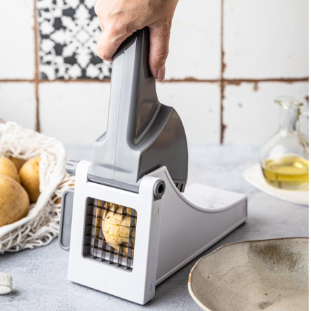 Taietor cartofi, lame otel inoxidabil 10 mm, picioare antiderapante (KH-1872) [6]