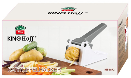 Taietor cartofi, lame otel inoxidabil 10 mm, picioare antiderapante (KH-1872) [4]