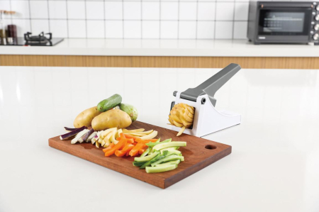 Taietor cartofi, lame otel inoxidabil 10 mm, picioare antiderapante (KH-1872) [3]